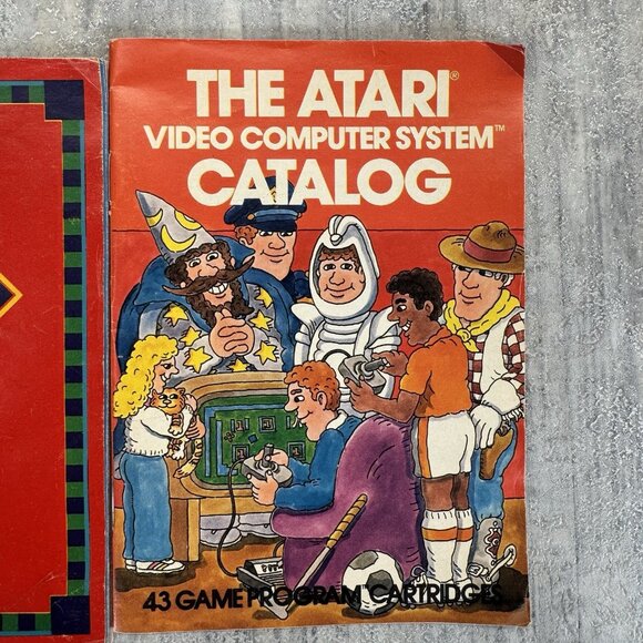 Vintage Atari 2600 Video Computer System Catalog 45 Game Program Cartridges 1981 - Picture 3 of 8